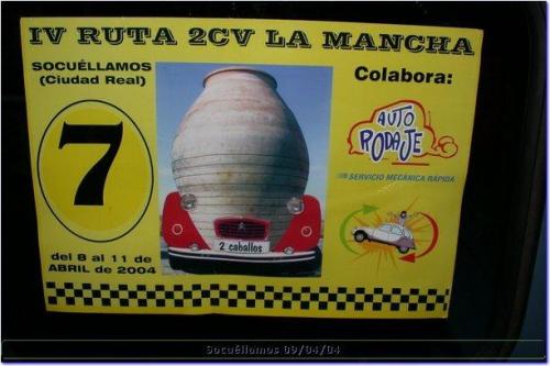 IV Ruta 2cv La-Mancha Socuellamos- Ciudad Real del 8 al 11-04-2004