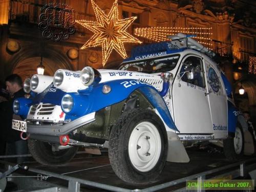 Presentación 2CV Dakar en Salamanca. Enero 2007