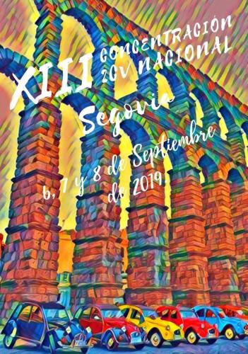 XIII Concentración Club 2CV Segovia. Septiembre 2019